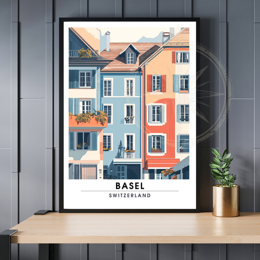 Affiche Bâle | Impression Suisse | Affiche Suisse-0
