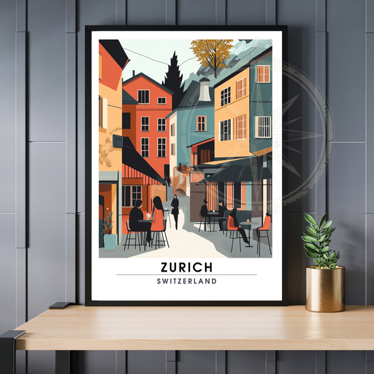 Affiche Zurich | Impression Suisse | Affiche Suisse-0
