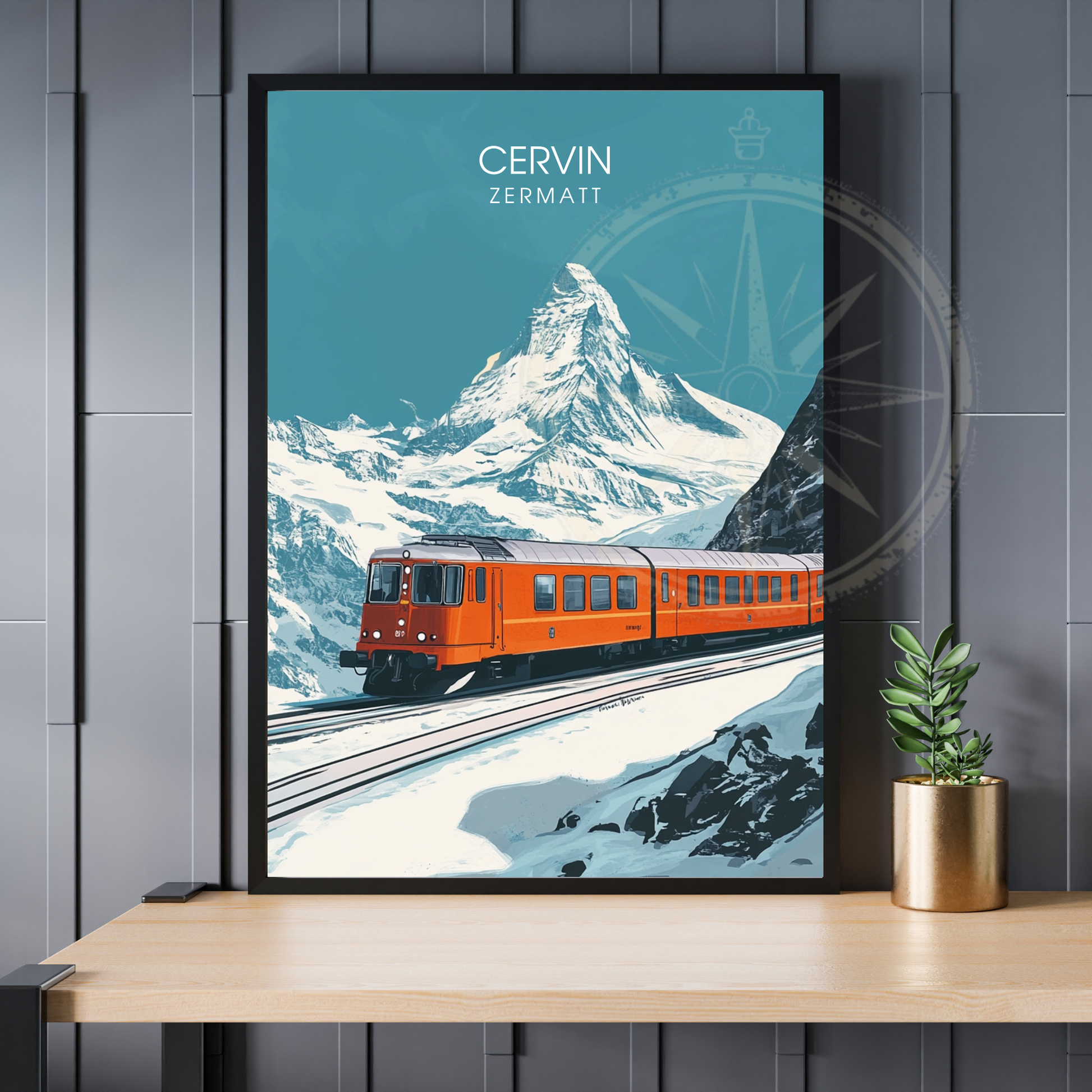Affiche Cervin | Impression Suisse | Affiche Suisse-0