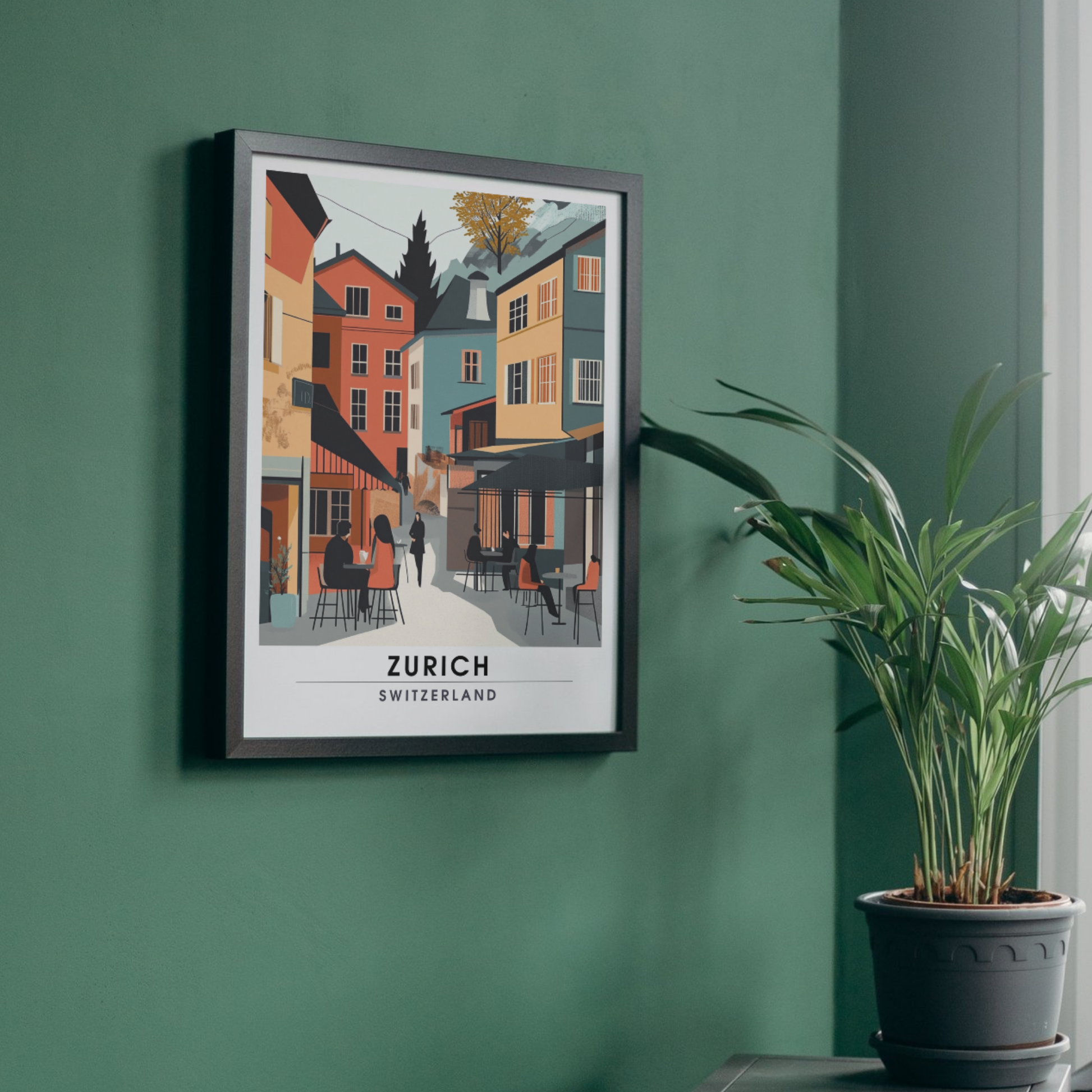 Affiche Zurich | Impression Suisse | Affiche Suisse-1