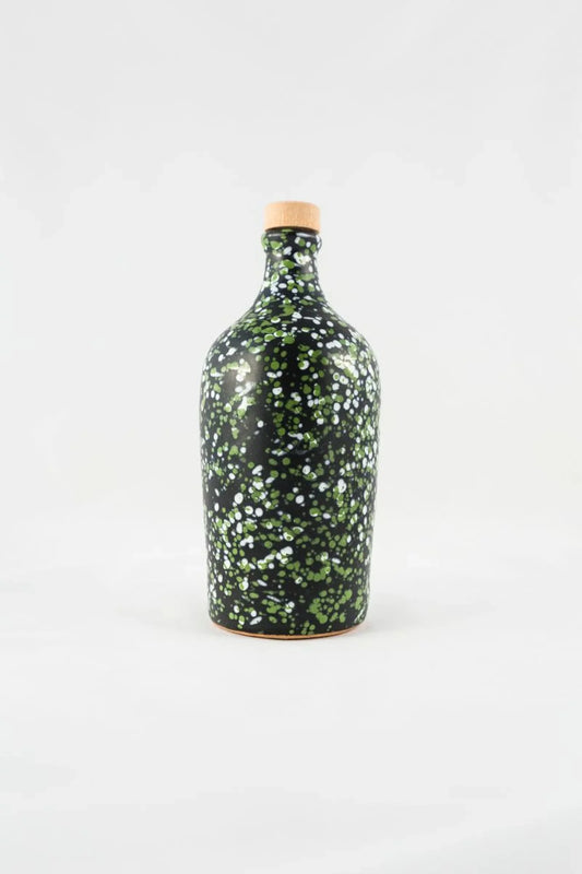 Orcio ceramica scura pugliese verde