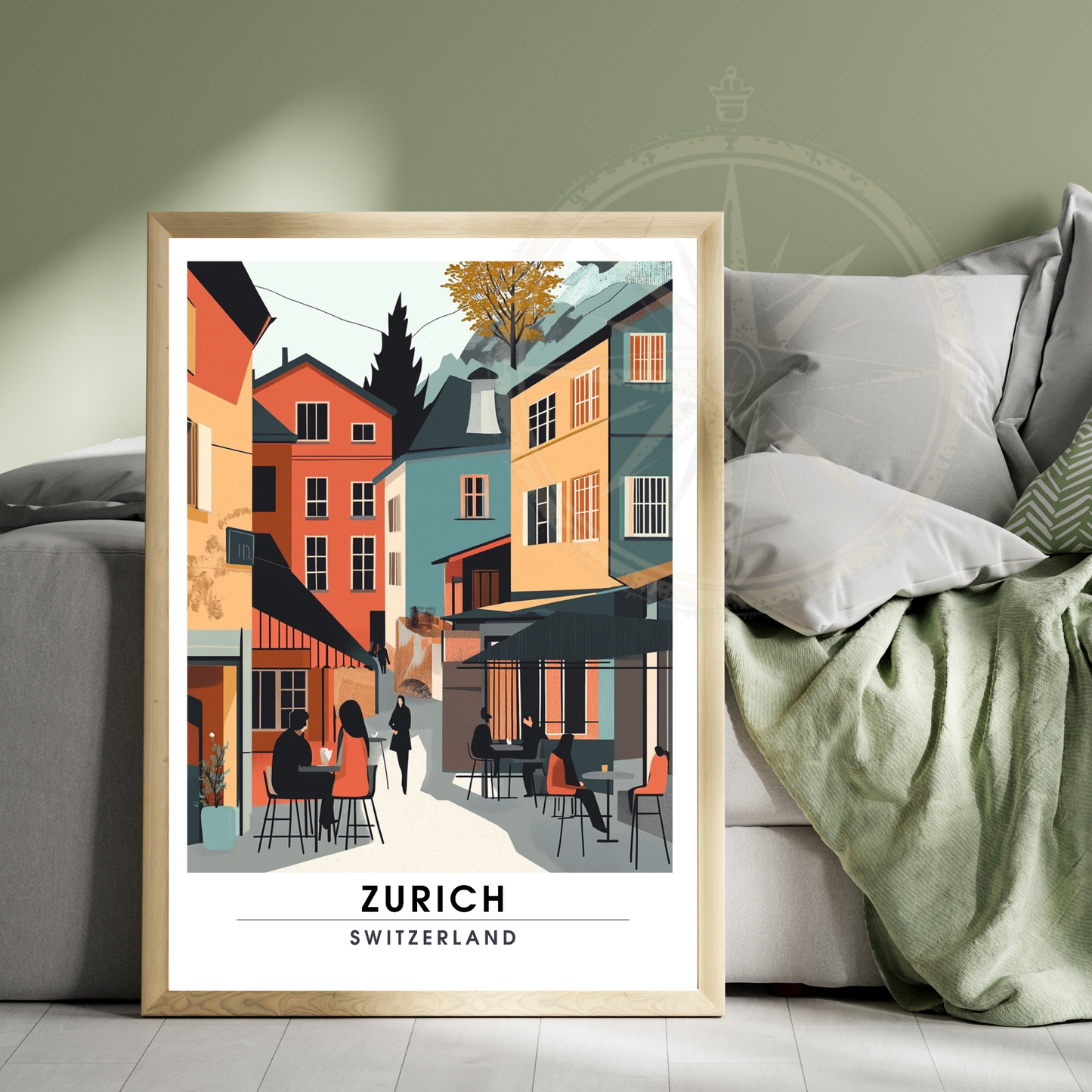 Affiche Zurich | Impression Suisse | Affiche Suisse-4