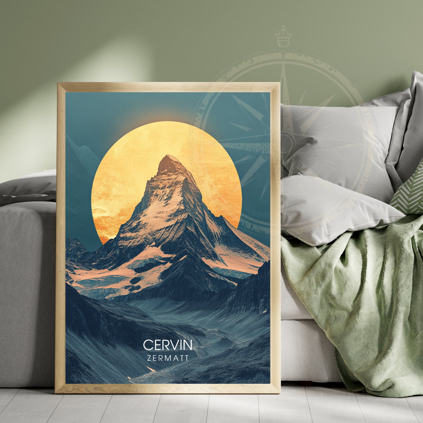 Affiche Cervin | Impression de voyage Suisse | Affiche Suisse-3