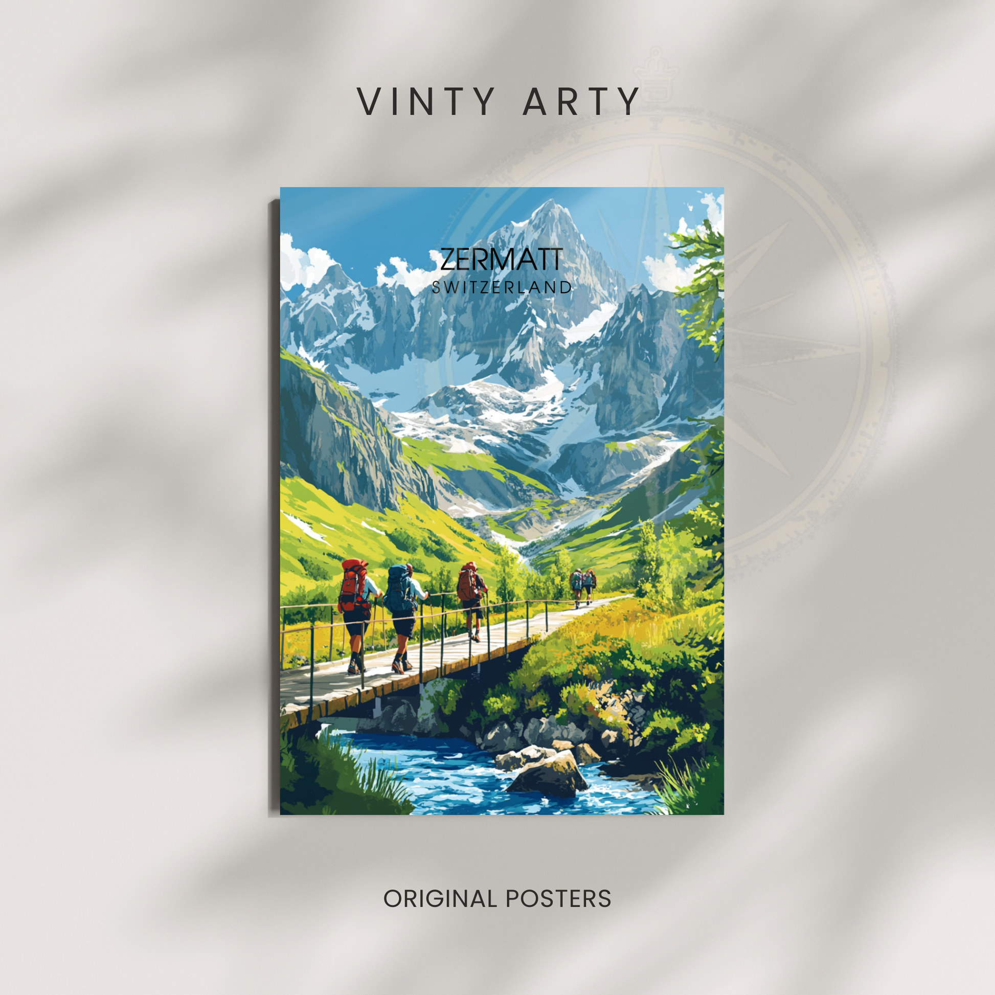 Affiche Zermatt | Impression Suisse | Affiche Suisse-2