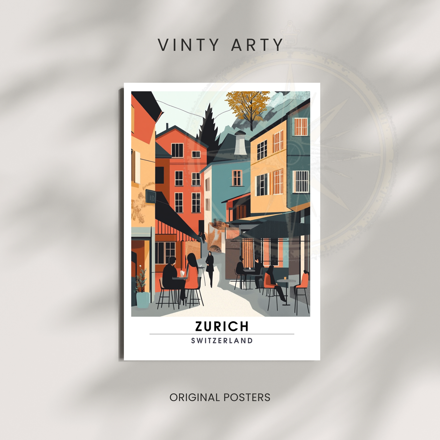 Affiche Zurich | Impression Suisse | Affiche Suisse-2