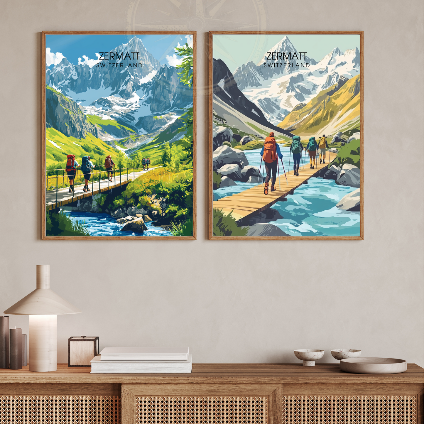 Affiche Zermatt | Impression Suisse | Affiche Suisse-3