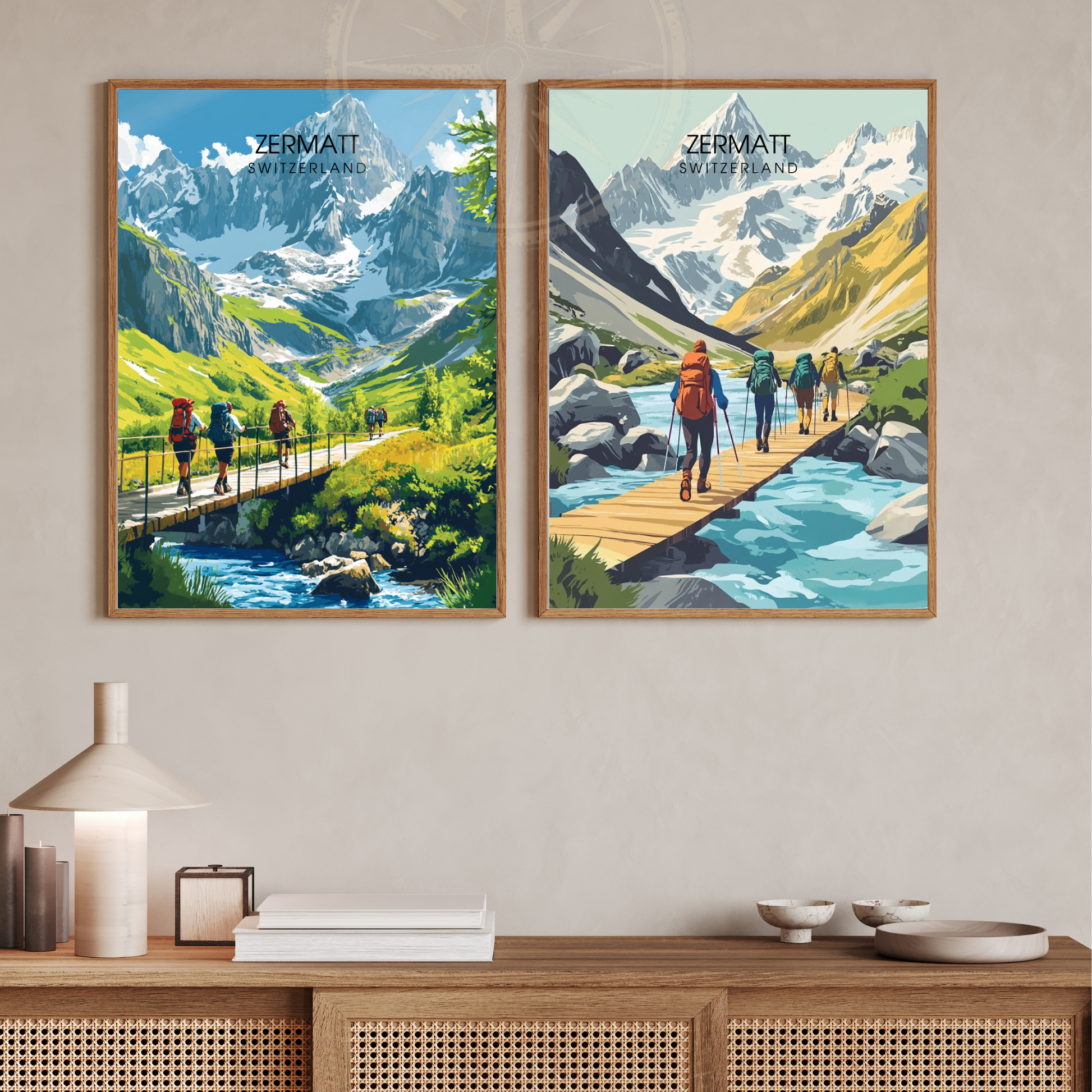 Affiche Zermatt | Impression Suisse | Affiche Suisse-3