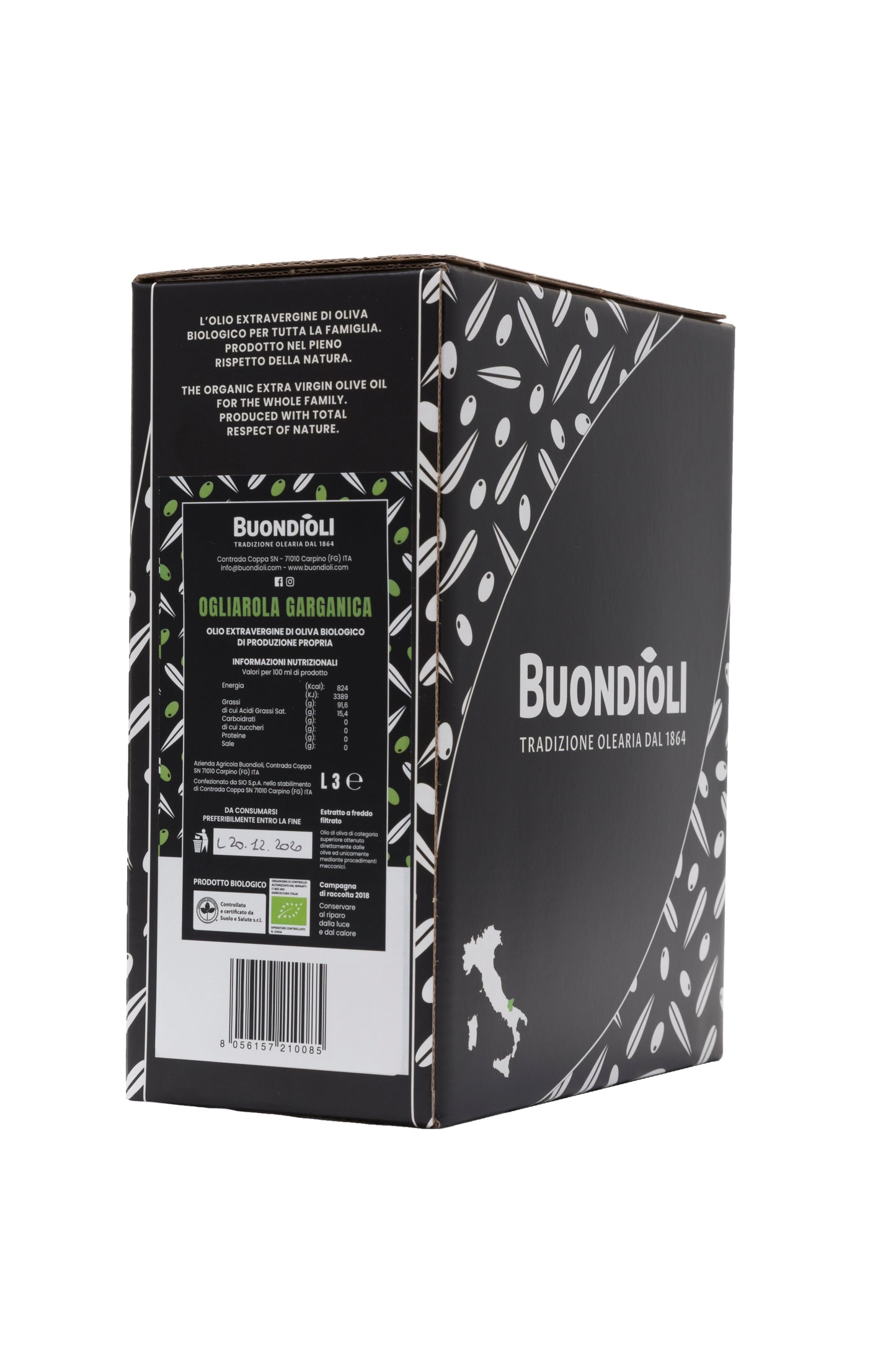 Olio EVO Bio Ogliarola Garganica Buondioli