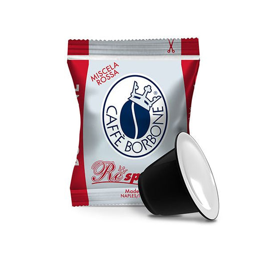 Capsules de Borbone Nespresso* Respresso rossa (100 capsules)